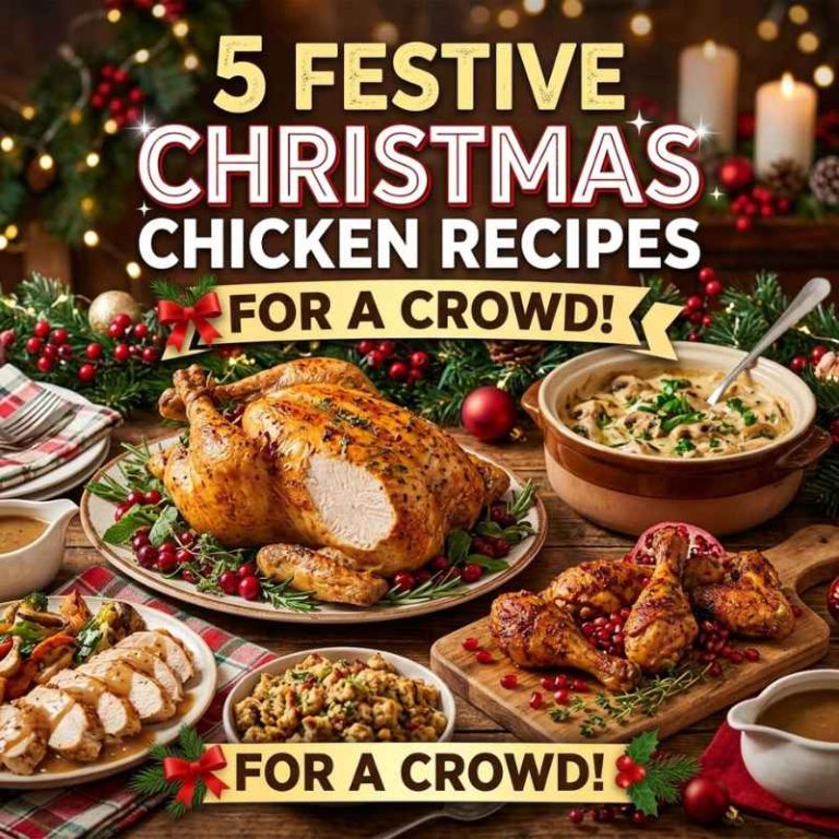 5 Festive Christmas Chicken Recipes for a Crowd