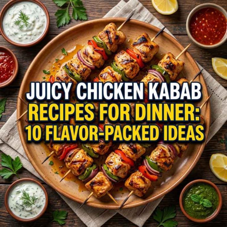Chicken Kabab Recipes for Dinner