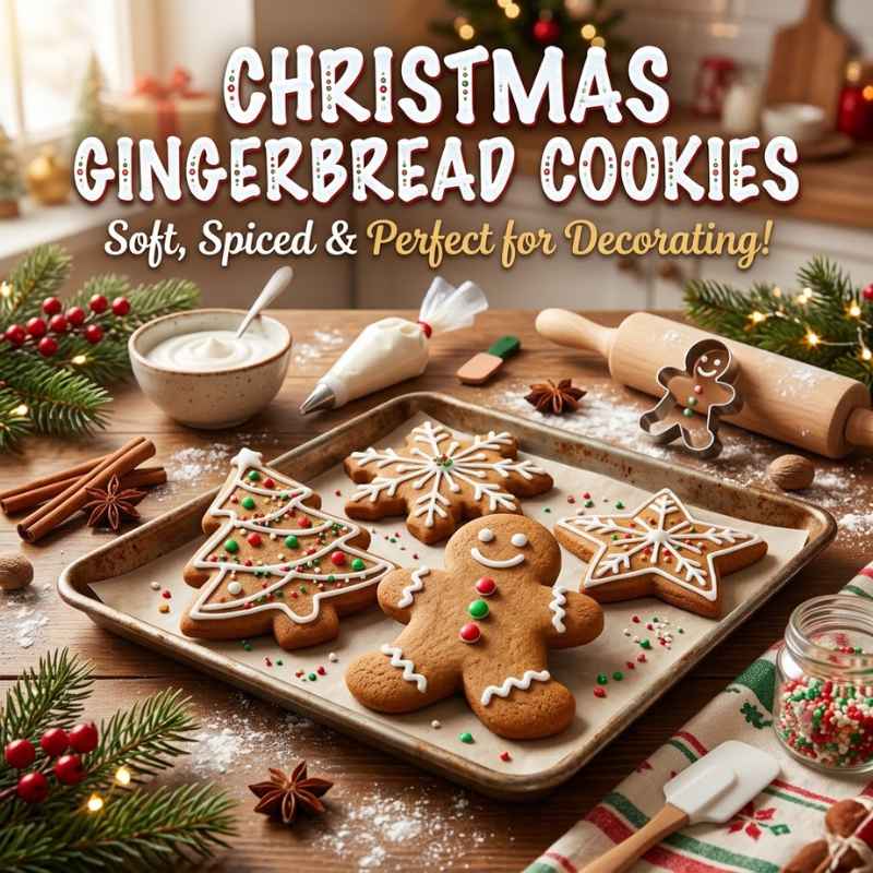 Christmas Gingerbread Cookies Recipe