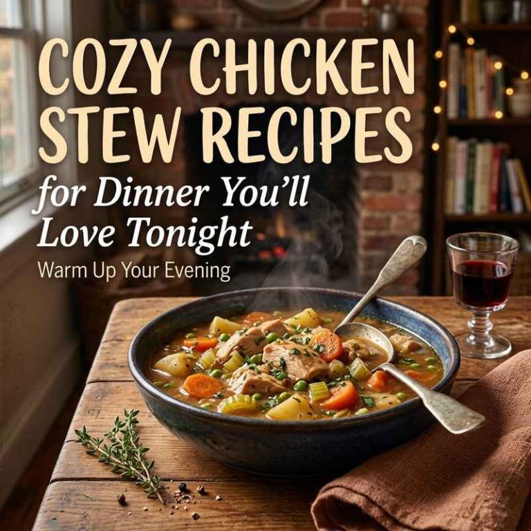 Cozy Chicken Stew Recipes for Dinner You’ll Love Tonight