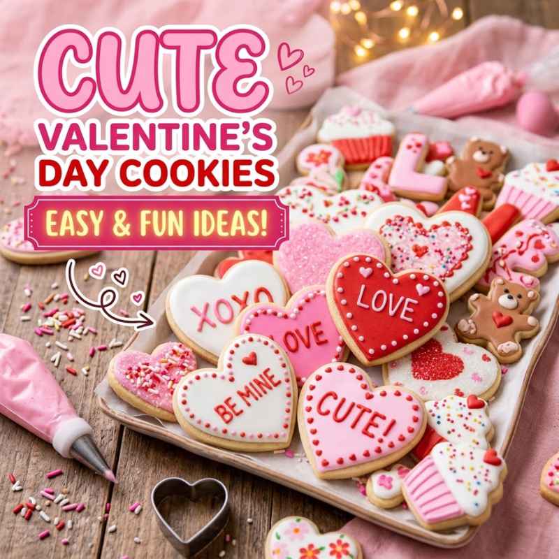 Cute Valentine's Day Cookies