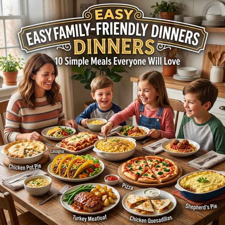 Easy Family Friendly Dinners