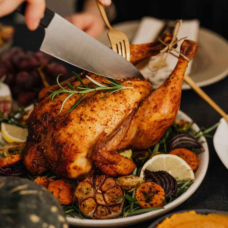 Effortless Roasted Turkey with Herb Butter