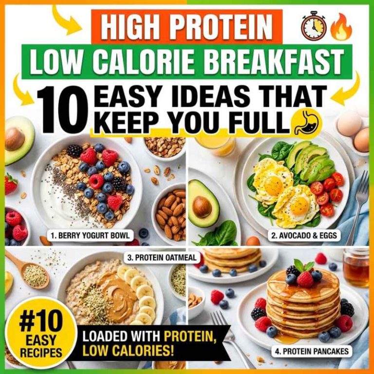 High Protein Low Calorie Breakfast