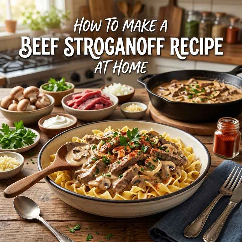 How To Make a Beef Stroganoff Recipe At Home