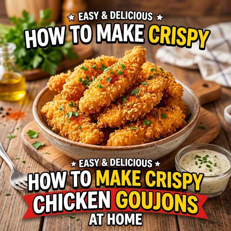 How to make crispy Chicken Goujons at home