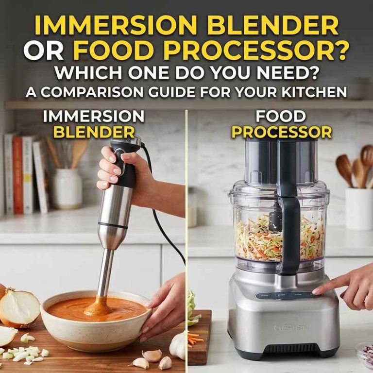 Immersion Blender or Food Processor