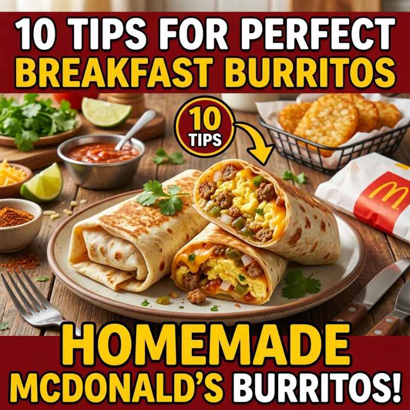 McDonald’s Breakfast Burritos Copycat