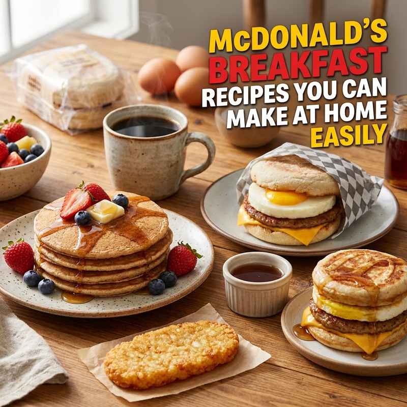 McDonald’s Breakfast Recipes You Can Make at Home Easily