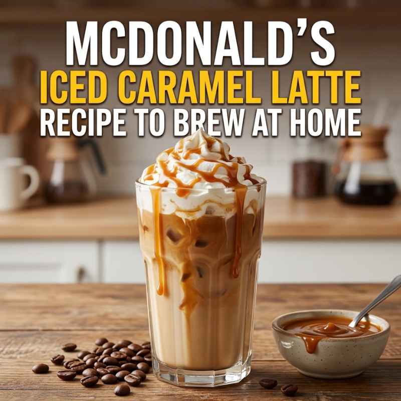 McDonald’s Iced Caramel Latte Recipe to Brew at Home