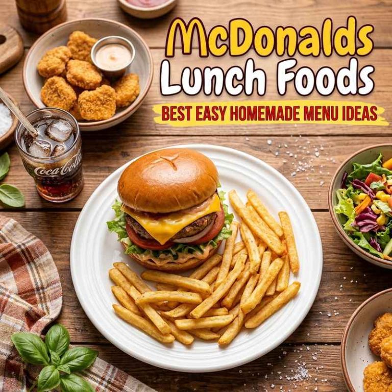 McDonalds Lunch Foods