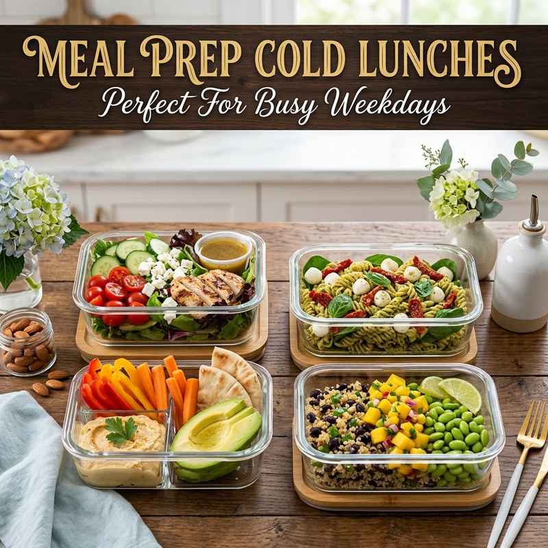 Meal Prep Cold Lunches Perfect For Busy Weekdays