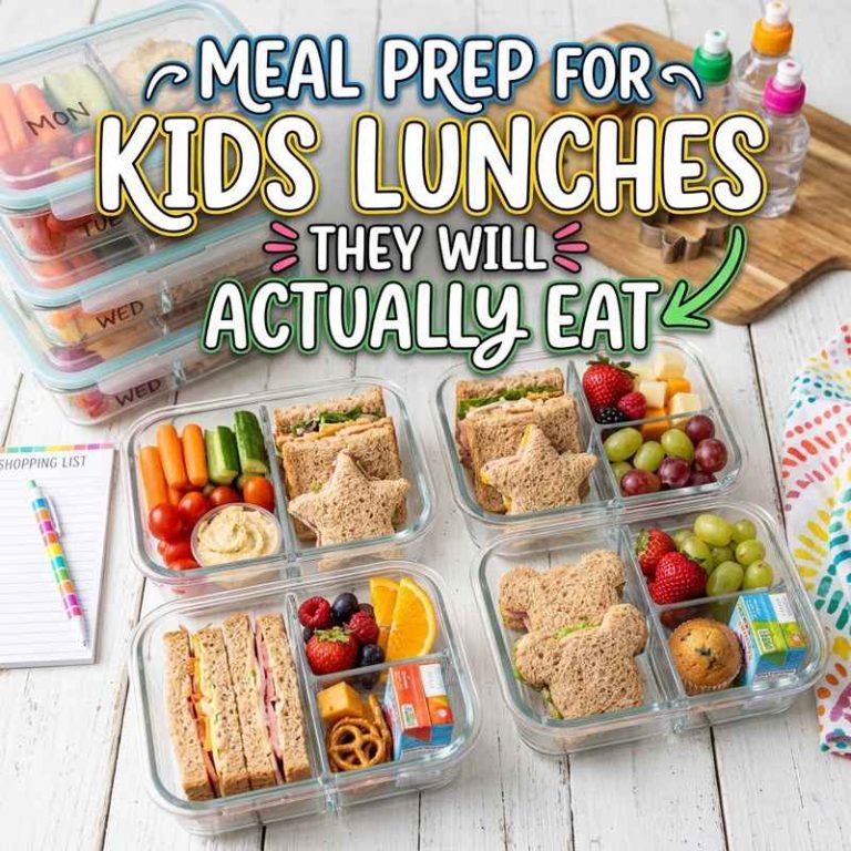 Meal Prep For Kids Lunches They Will Actually Eat