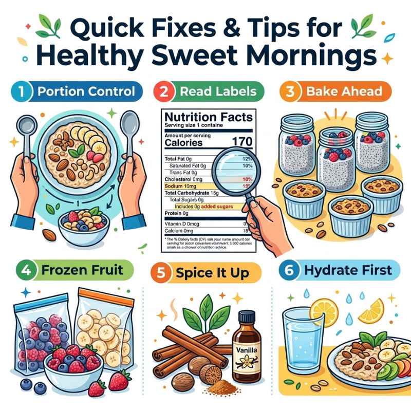Quick Fixes & Tips for Healthy Sweet