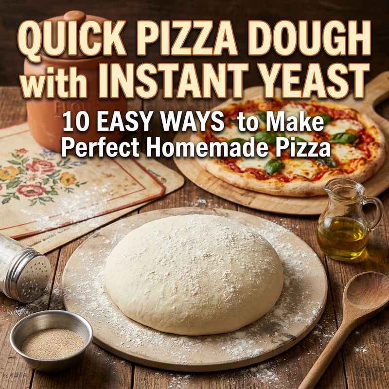 Quick Pizza Dough with Instant Yeast