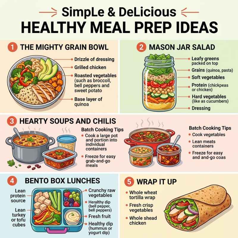 Simple & Delicious Healthy Meal Prep Ideas