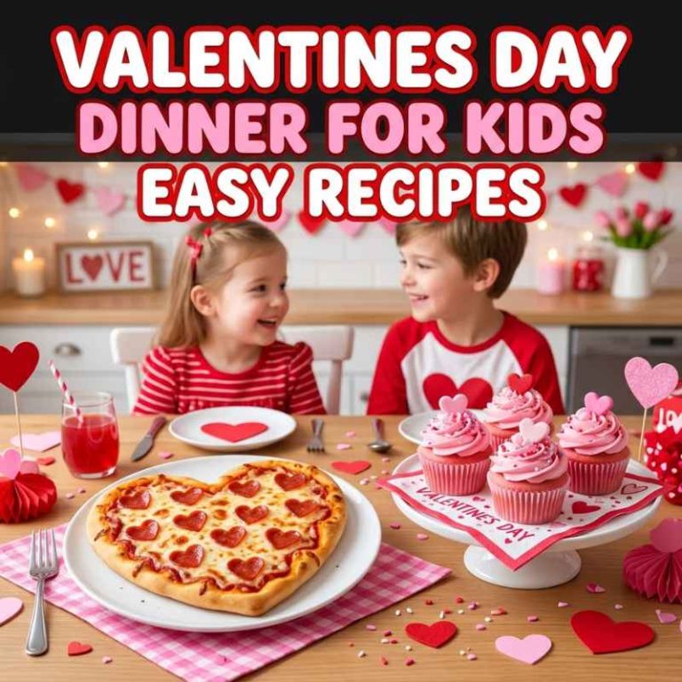 Valentines Day Dinner For Kids Easy Recipes