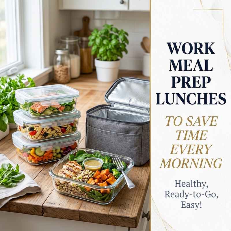 Work Meal Prep Lunches To Save Time Every Morning